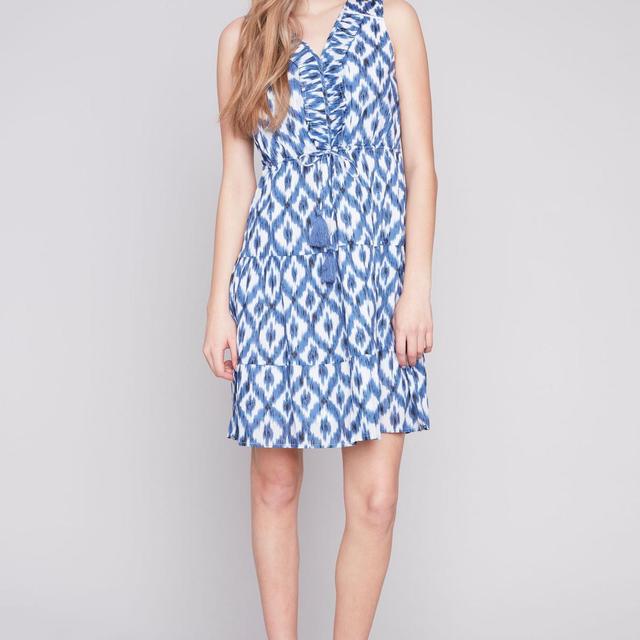 Ikat Print Dress Product Image