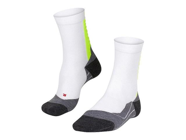 Falke Achilles Running Socks (White/Lightning) Men's Knee High Socks Shoes Product Image