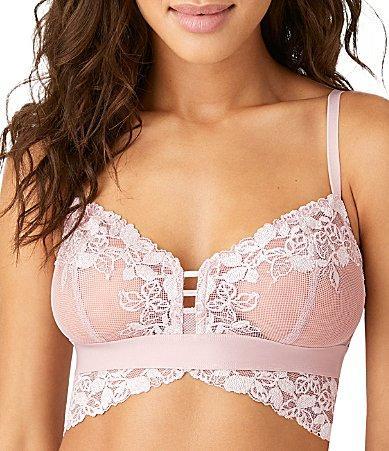 b.temptd Womens Opening Act Lacey Sheer Lingerie Bralette 910227 Product Image