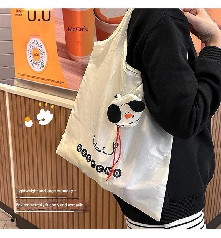 Dog Foldable Shopper Bag (Various Designs) Product Image