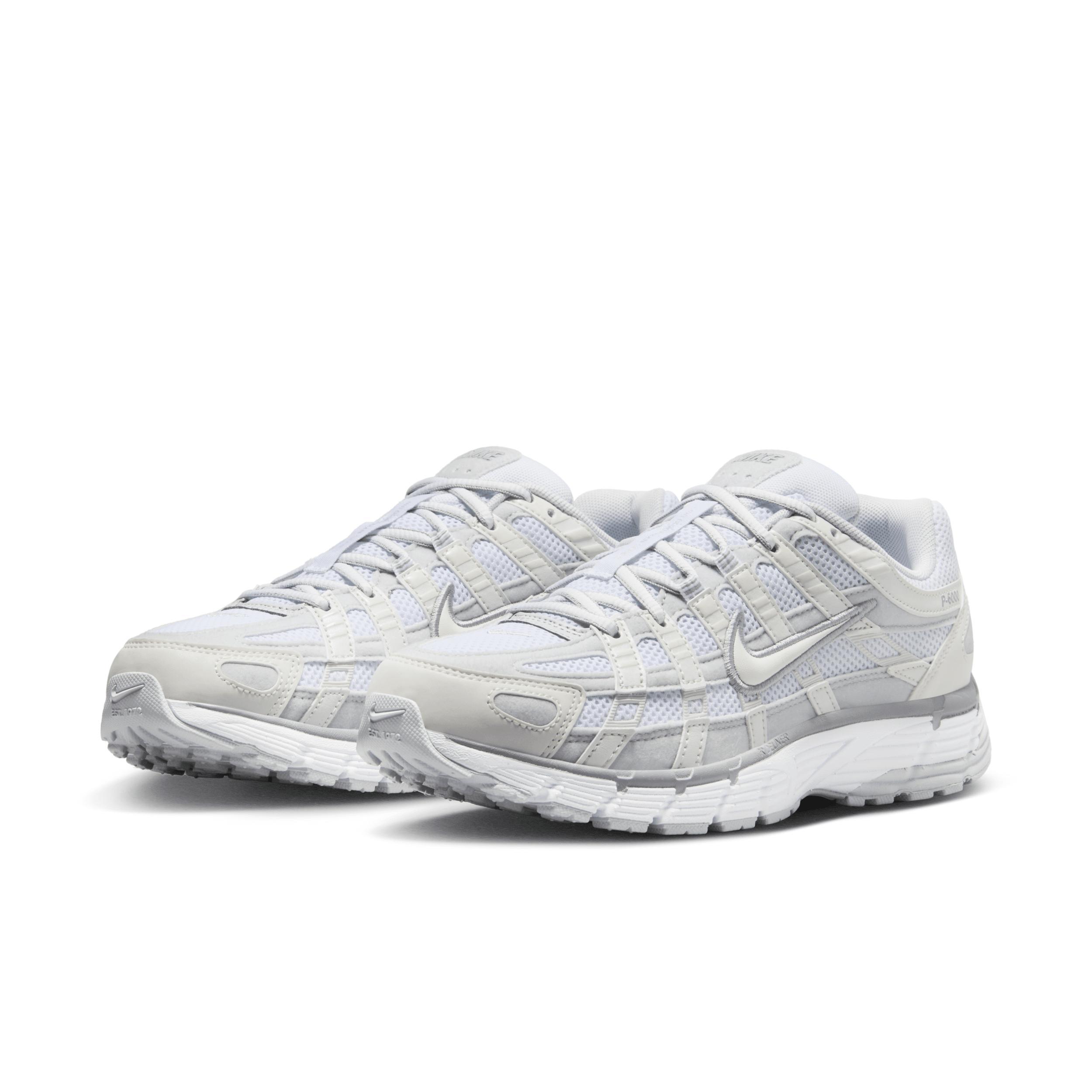 Nike Womens Nike P-6000 - Womens Shoes White/Silver Product Image