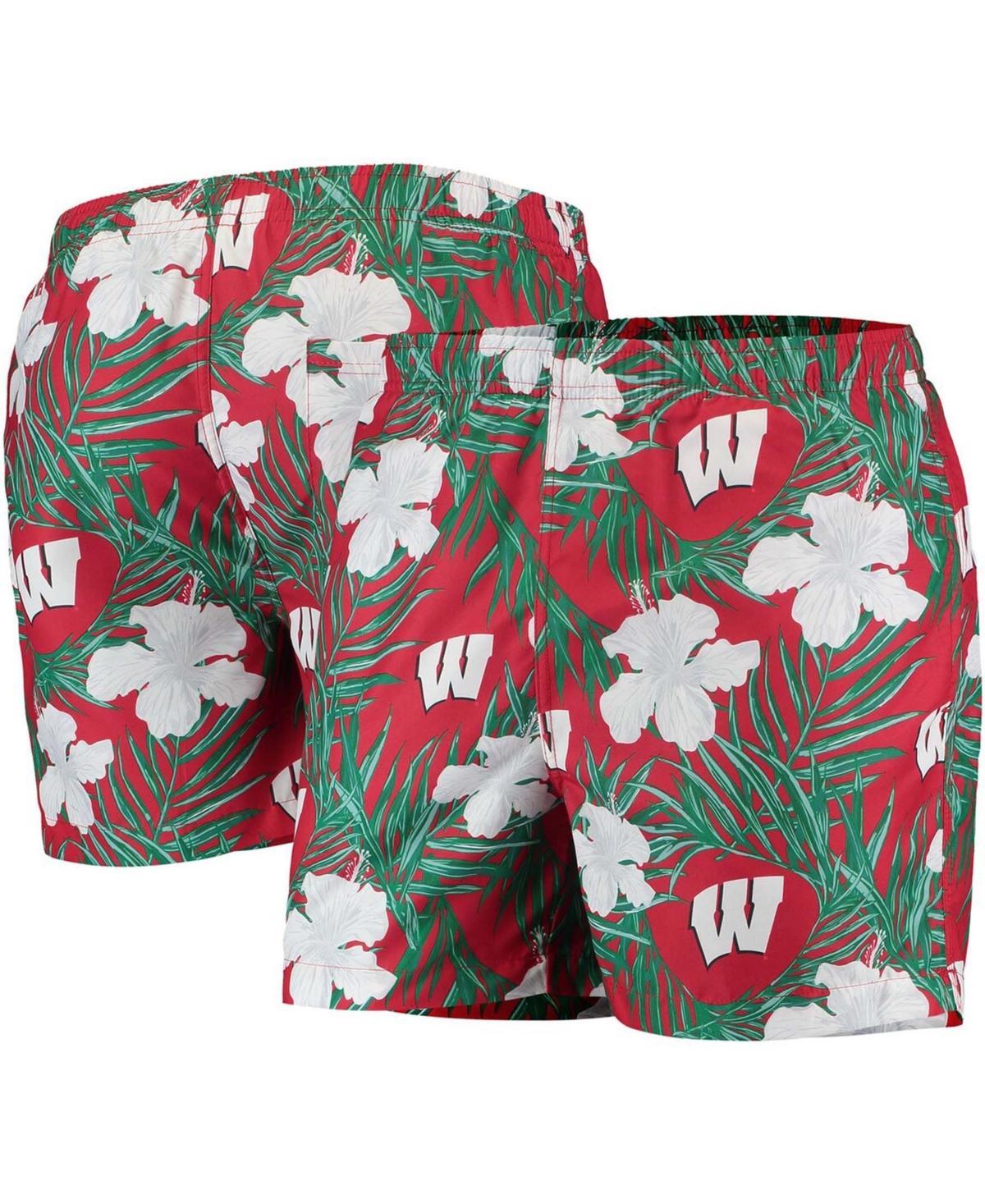 Mens Wisconsin Badgers Swimming Trunks Product Image