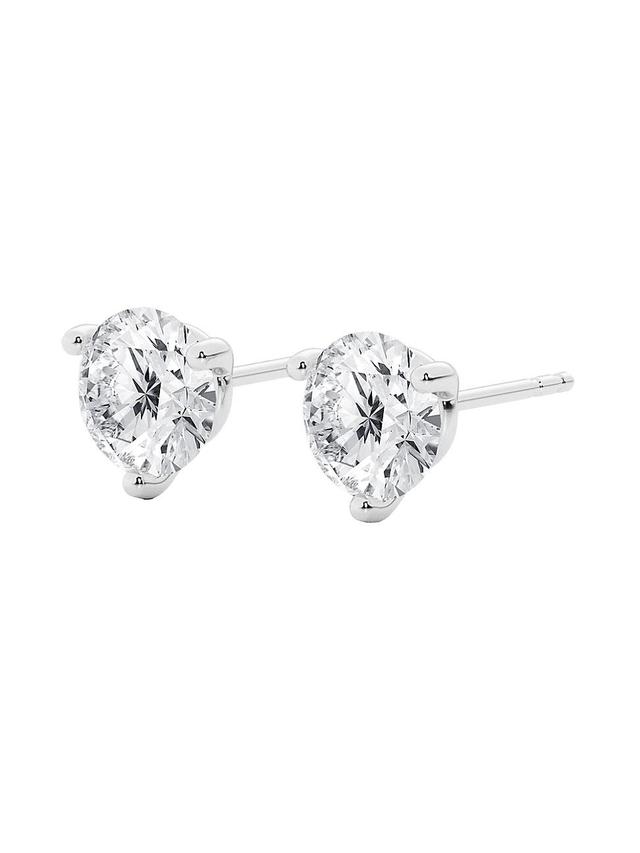 Womens 14K Gold & Diamond Martini Stud Earrings/0.50-8.00 TCW Product Image