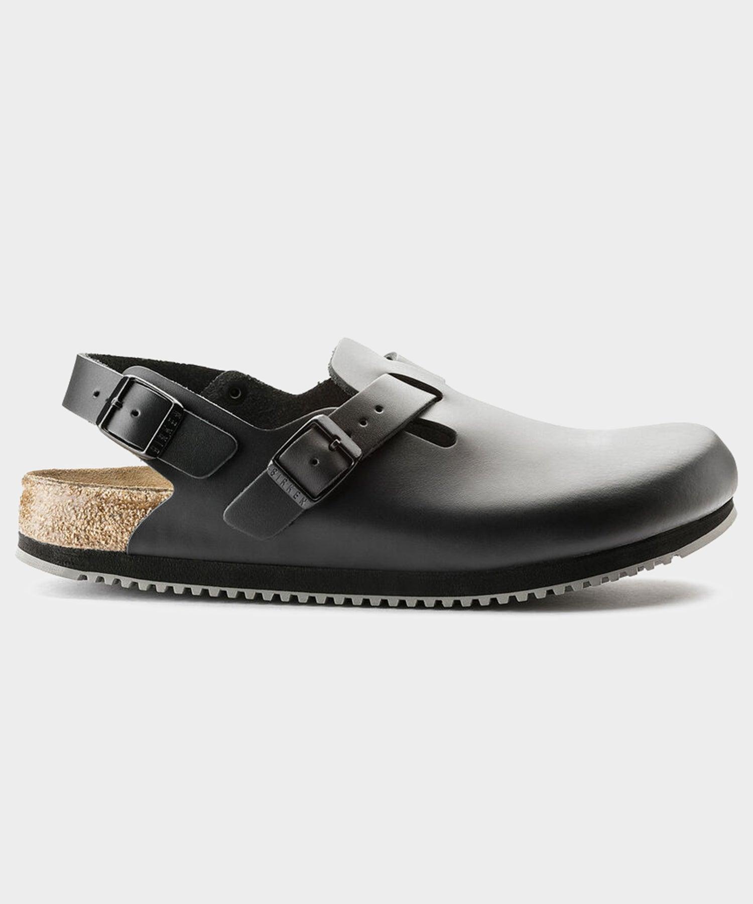 Birkenstock Tokio Super Grip in Black Leather Product Image