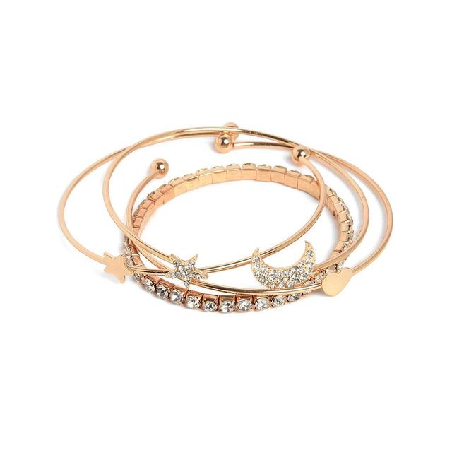 Sohi Womens Celestrial Multi-Layer Bracelet Product Image