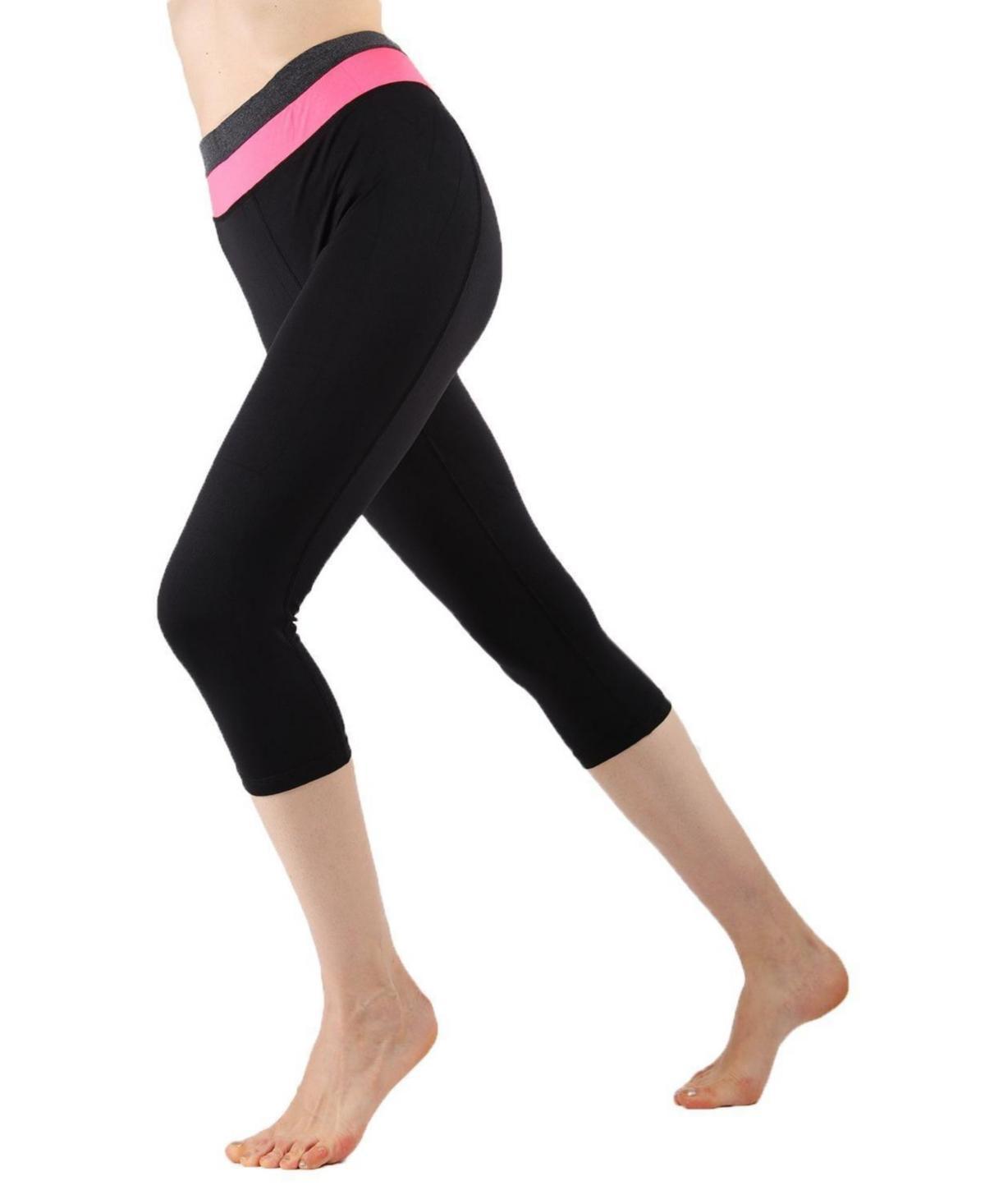 Memoi Womens Medoro Athletic Capri Leggings Product Image