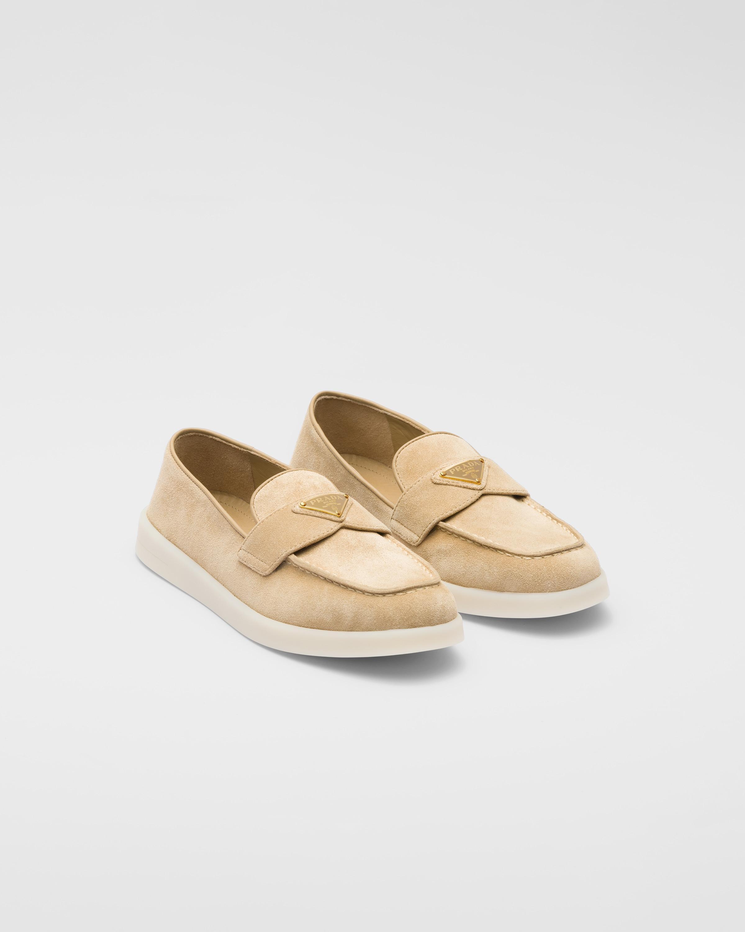 Suede leather loafers Product Image