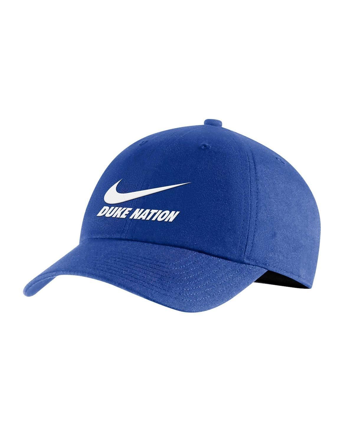 Mens Nike Royal Duke Devils Heritage86 Campus Adjustable Hat Product Image