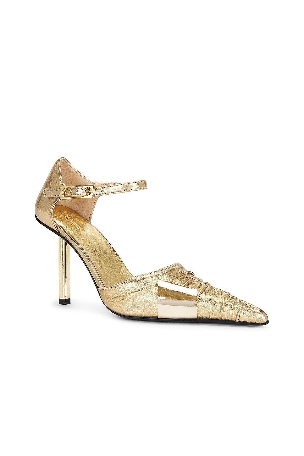 GIA BORGHINI x Fai Khadra Aalto Heel Metallic Silver. (also in 37.5, 38, 39, 39.5). Product Image