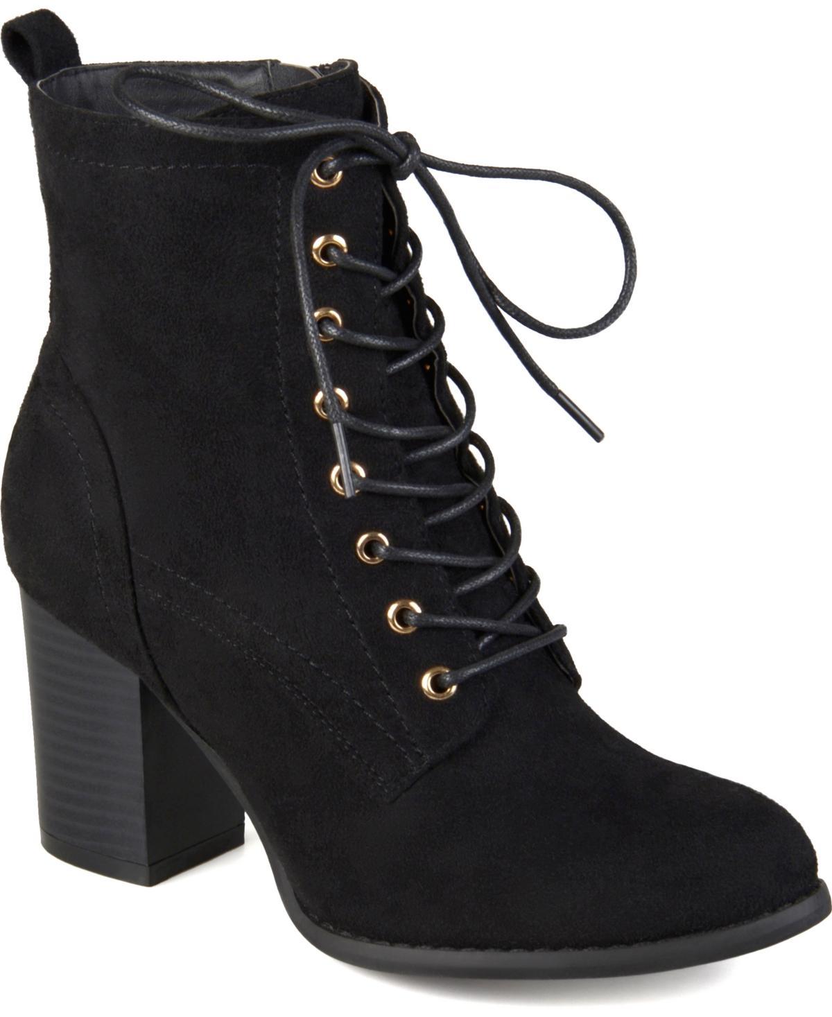 Journee Collection Baylor Womens Block Heel Ankle Boots Product Image