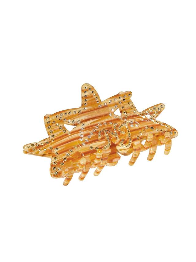 Paulina Crystal Star Claw Clip (Yellow) Product Image