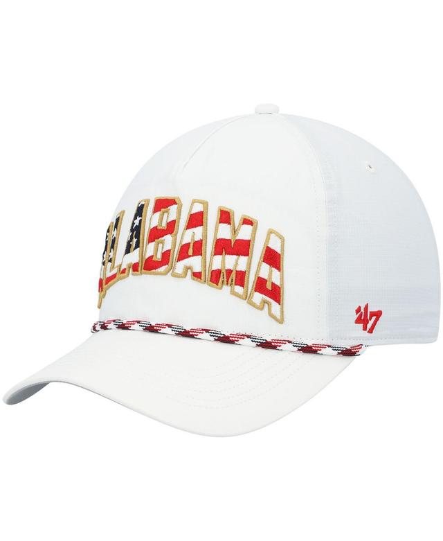 Mens 47 Alabama Crimson Tide Stars and Stripes Flag Flutter Hitch Snapback Hat Product Image