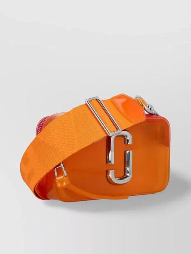 Clear View Rectangular Crossbody In Orange Product Image