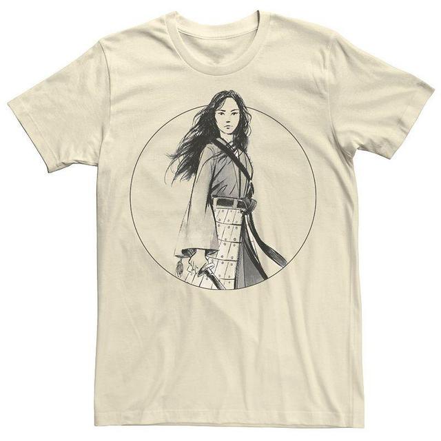 Disneys Mulan Live Action Mulan Simple Portrait Mens Tee Product Image