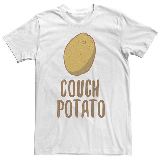 Mens Couch Potato Portrait Text Graphic Tee Product Image