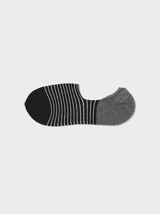 Mens Striped Low-Cut Socks with Deodorizing Black US8-US11 UNIQLO US Product Image