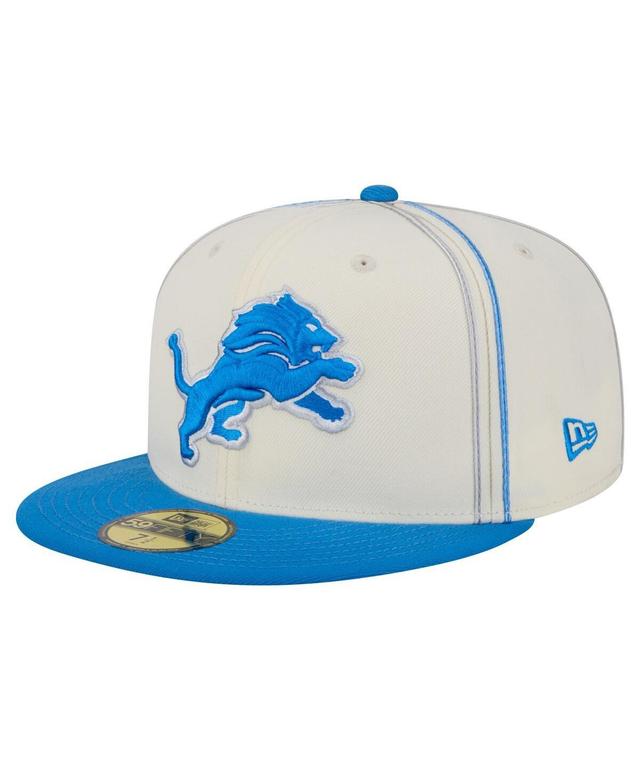 Mens New Era Cream Detroit Lions Soutache 59FIFTY Fitted Hat Product Image