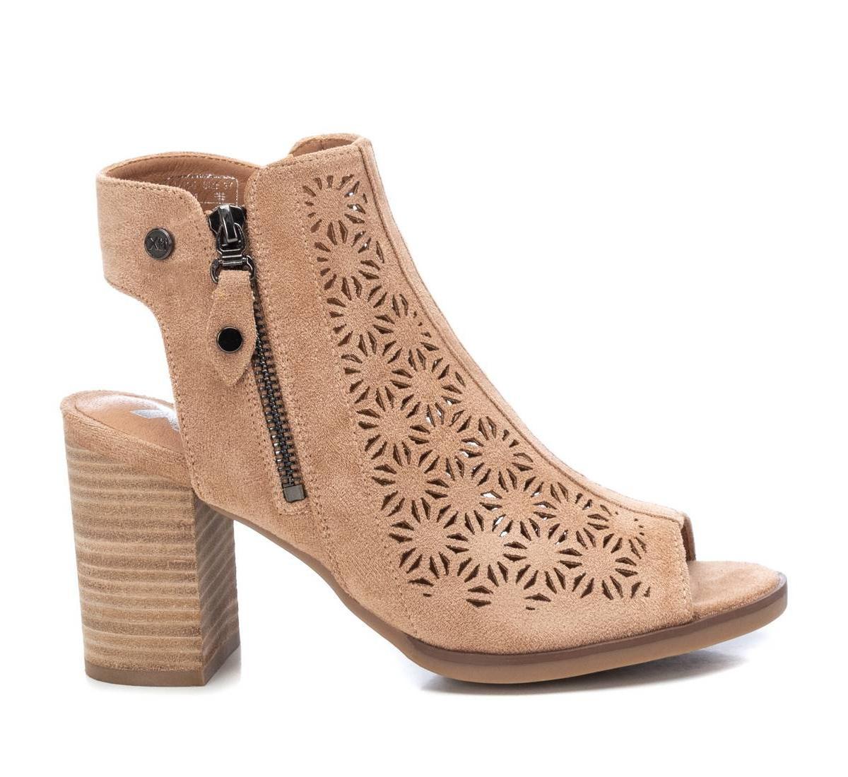 Xti Womens Suede Sandals Beige Product Image