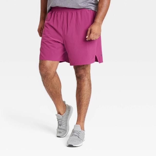 Mens Big Unlined Run Shorts 7 - All In Motion Wild Boysenberry 2XL Product Image