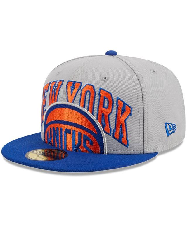 Mens New Era Gray New York Knicks Tip-Off Two-Tone 59FIFTY Fitted Hat - Gray Product Image