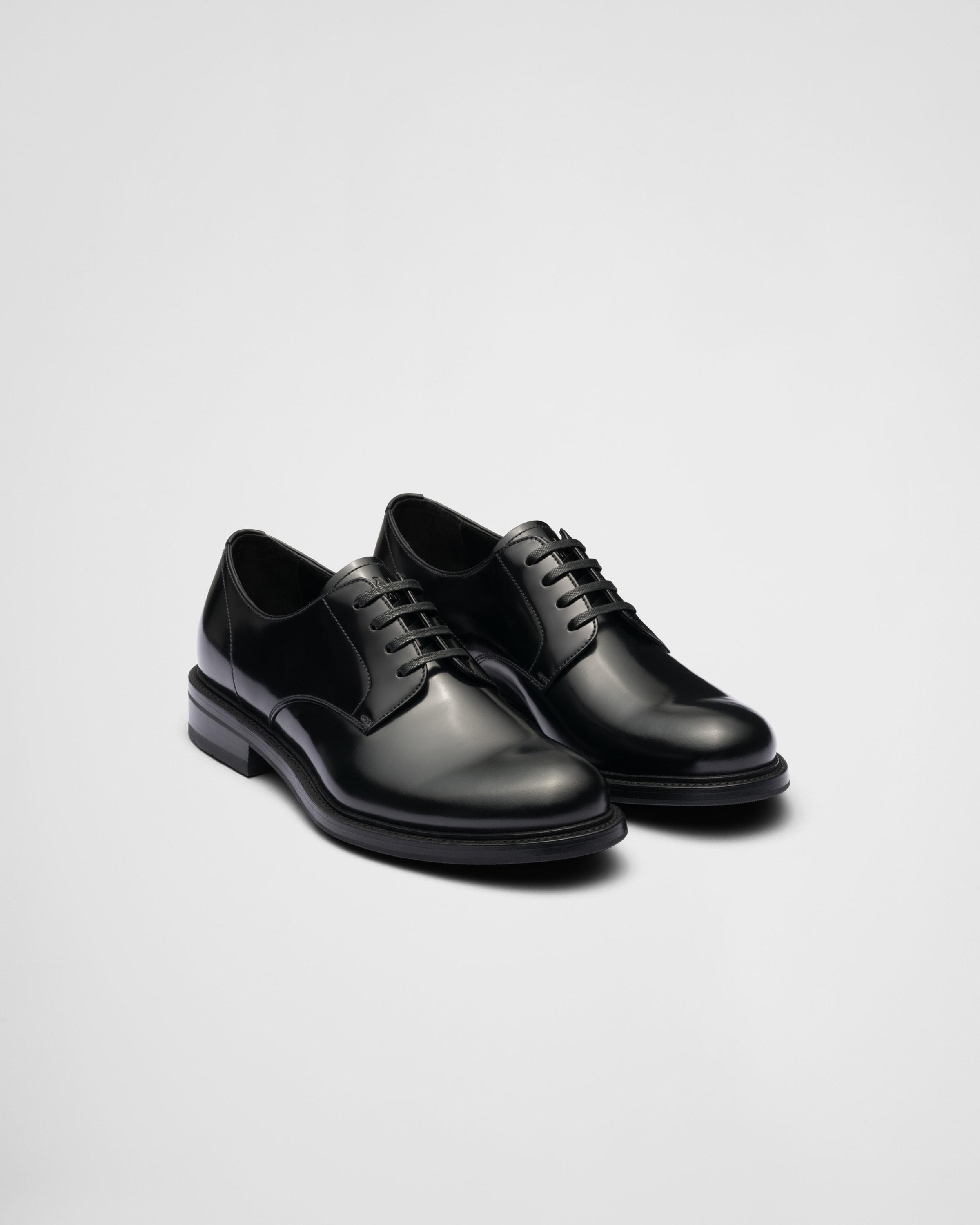 Brushed leather lace-up shoes product image