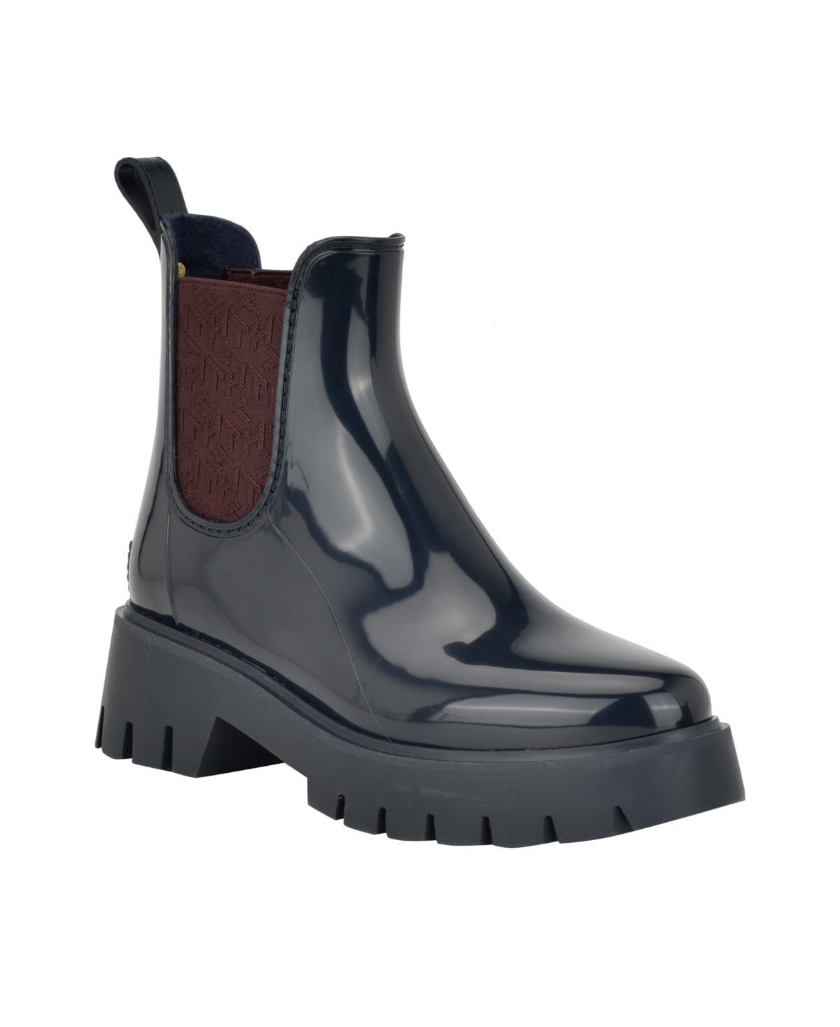 Tommy Hilfiger Womens Dipit Lug Sole Chelsea Rain Boots Product Image