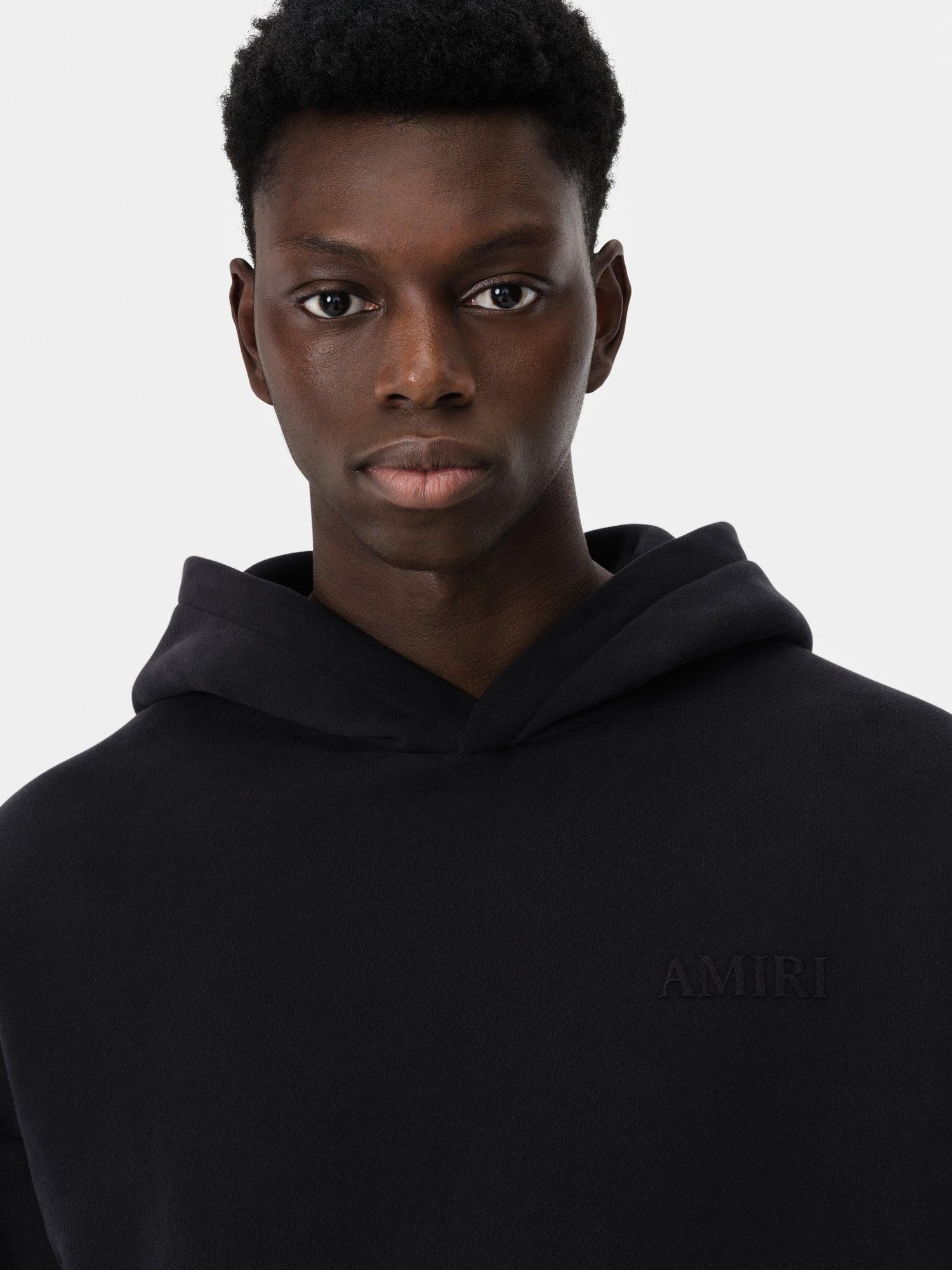 AMIRI OVERSIZED HOODIE - Black Male Product Image