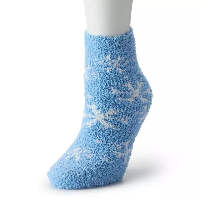 Womens SHINE Snowflake Cozy Slipper Socks Product Image