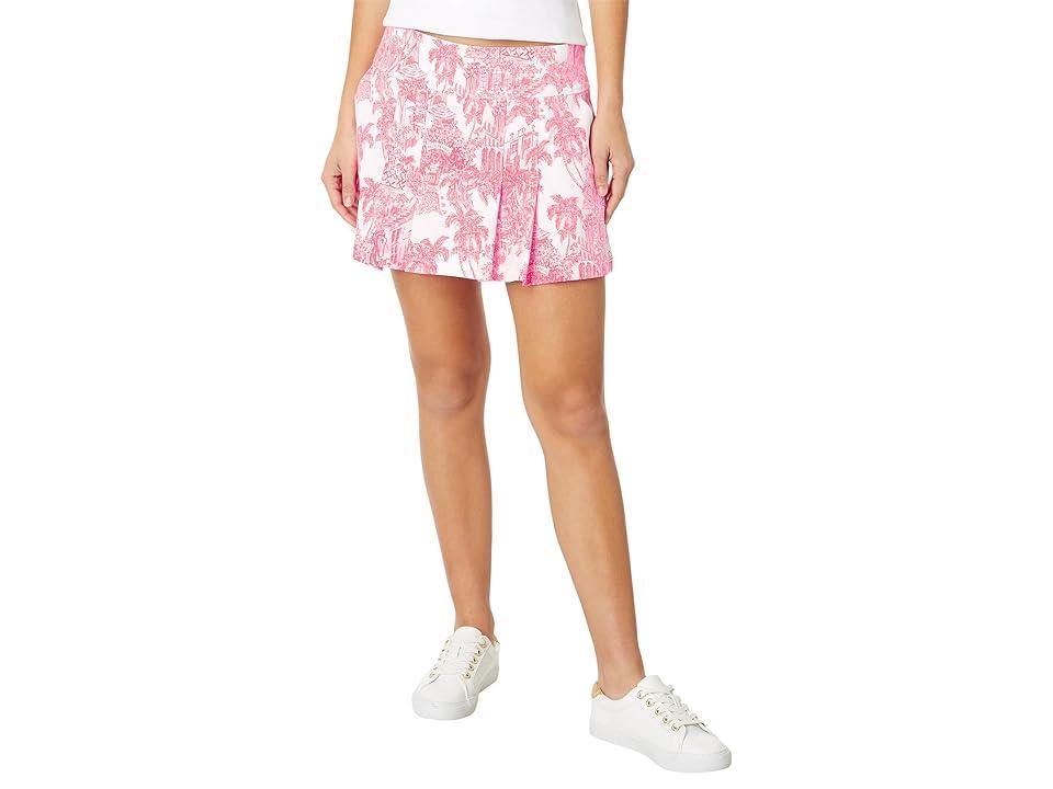 Lilly Pulitzer Malaga Skort UPF 50+ (Resort White Pb Anniversary Toile Golf) Women's Skirt Product Image