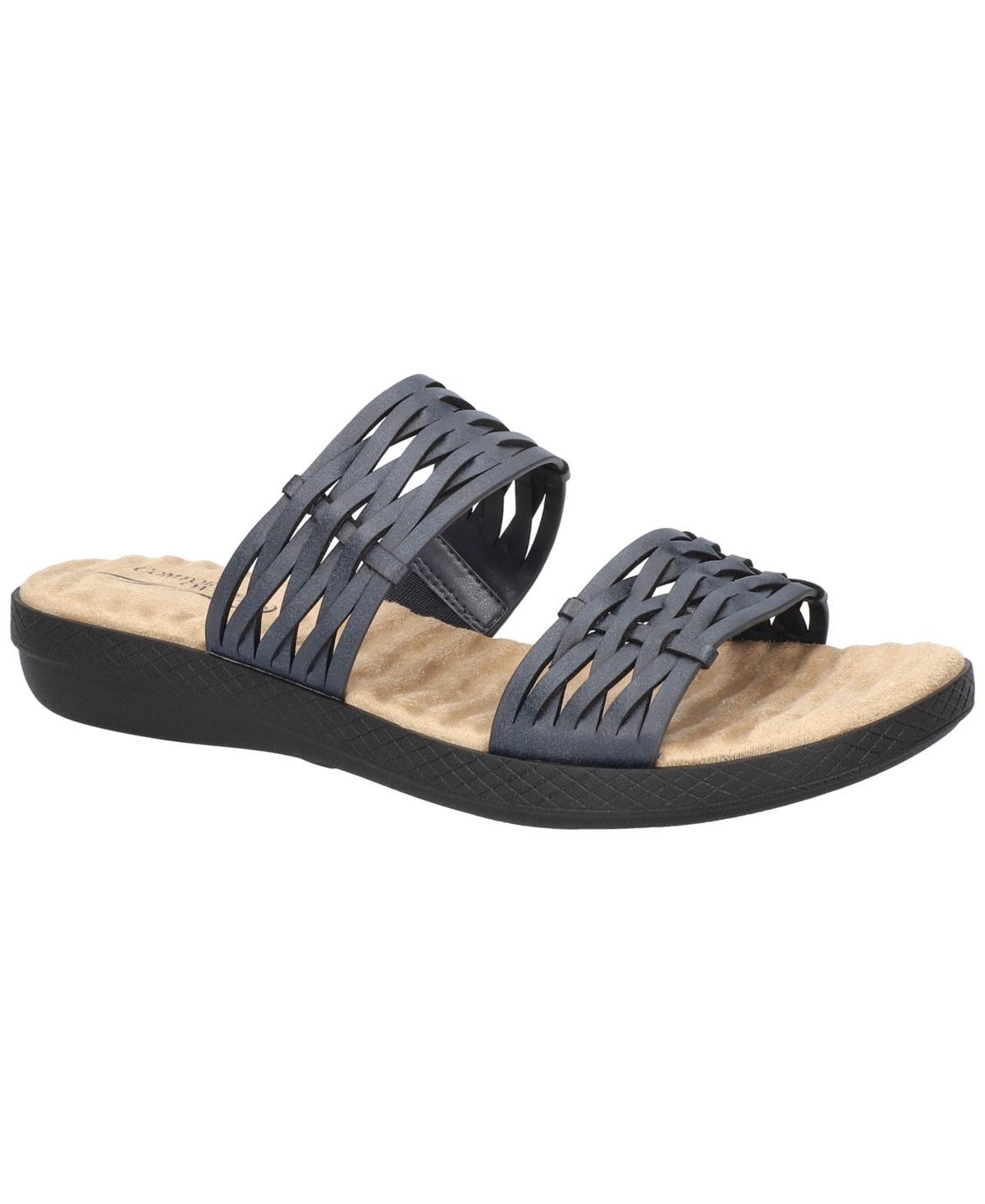 Easy Street Agata Womens Comfort Wave Slide Sandals Product Image