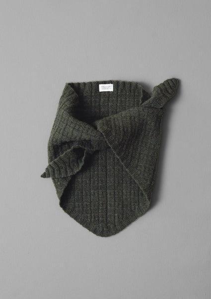 Knitted Wool Bandana | Seaweed Product Image