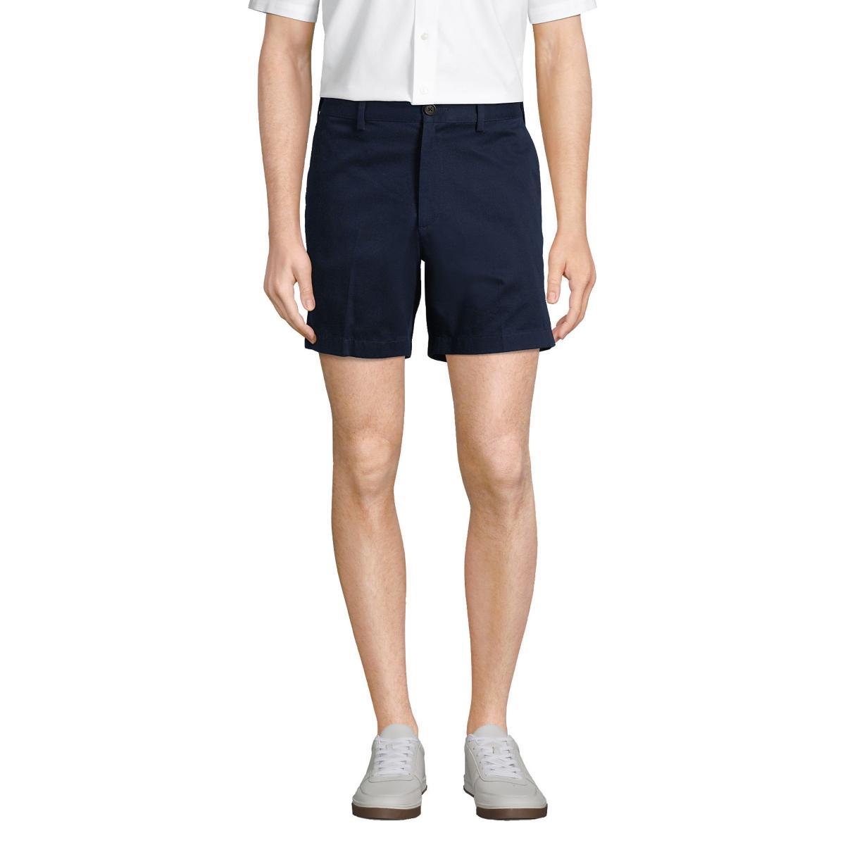 Lands End Mens Comfort Waist 6 Inch No Iron Chino Shorts Product Image