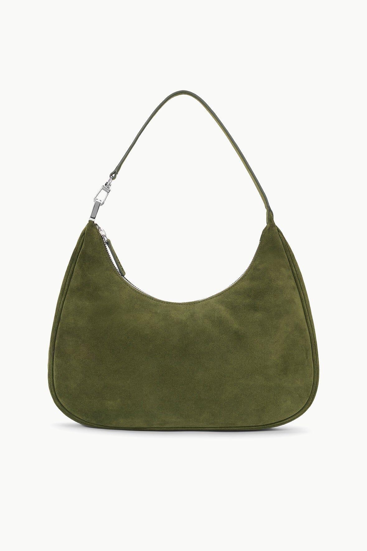 SYLVIE SHOULDER BAG | AVOCADO SUEDE Product Image