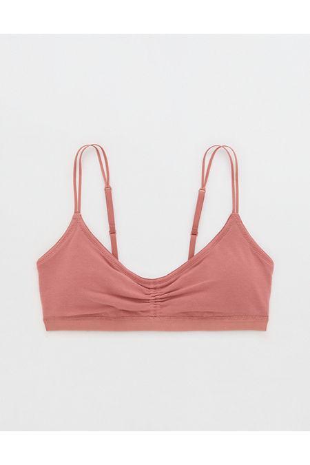 Superchill Cotton Ruched Bralette Women's Product Image