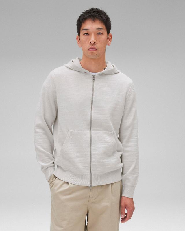 Cotton Slub Laurel Full Zip Hoodie Male Product Image