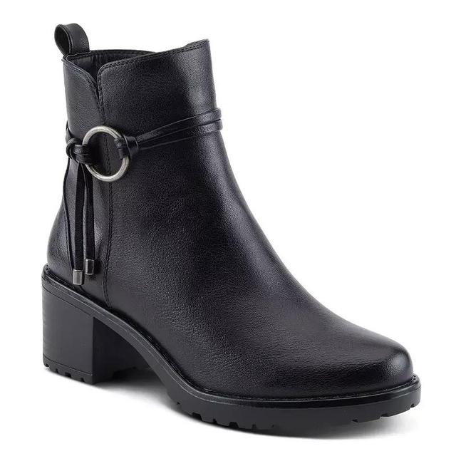 Patrizia Briggs Womens Tie Loop Detailed Ankle Boots Product Image