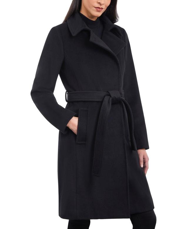 Michael Michael Kors Womens Wool Blend Belted Wrap Coat Product Image