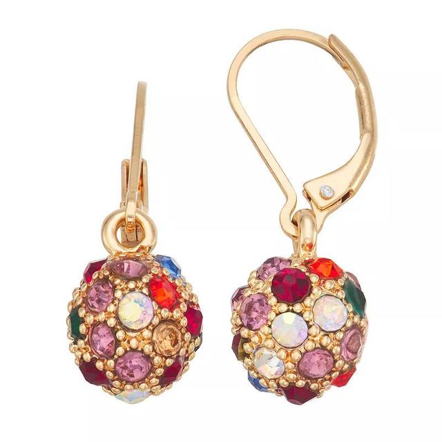 Napier Fireball Leverback Earrings, Womens, Multi Product Image