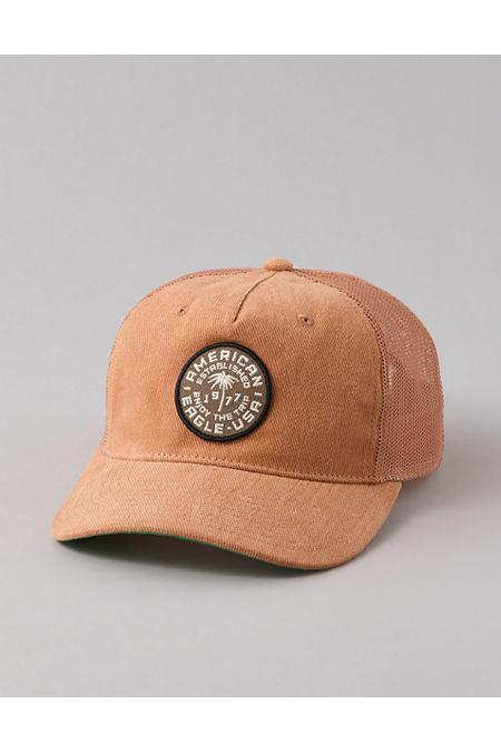 AE Logo Twill Trucker Hat Mens Product Image