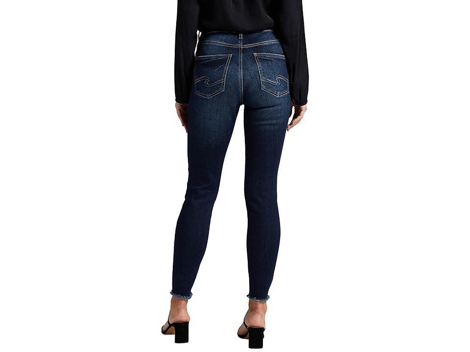 Silver Jeans Co. Avery High-Rise Skinny Jeans L94116EAE439 (Dark Indigo Wash) Women's Jeans Product Image