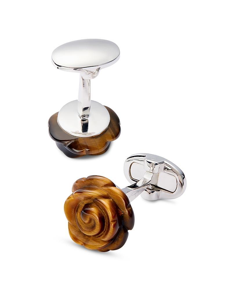 Jan Leslie Carved Rose Cufflinks Product Image