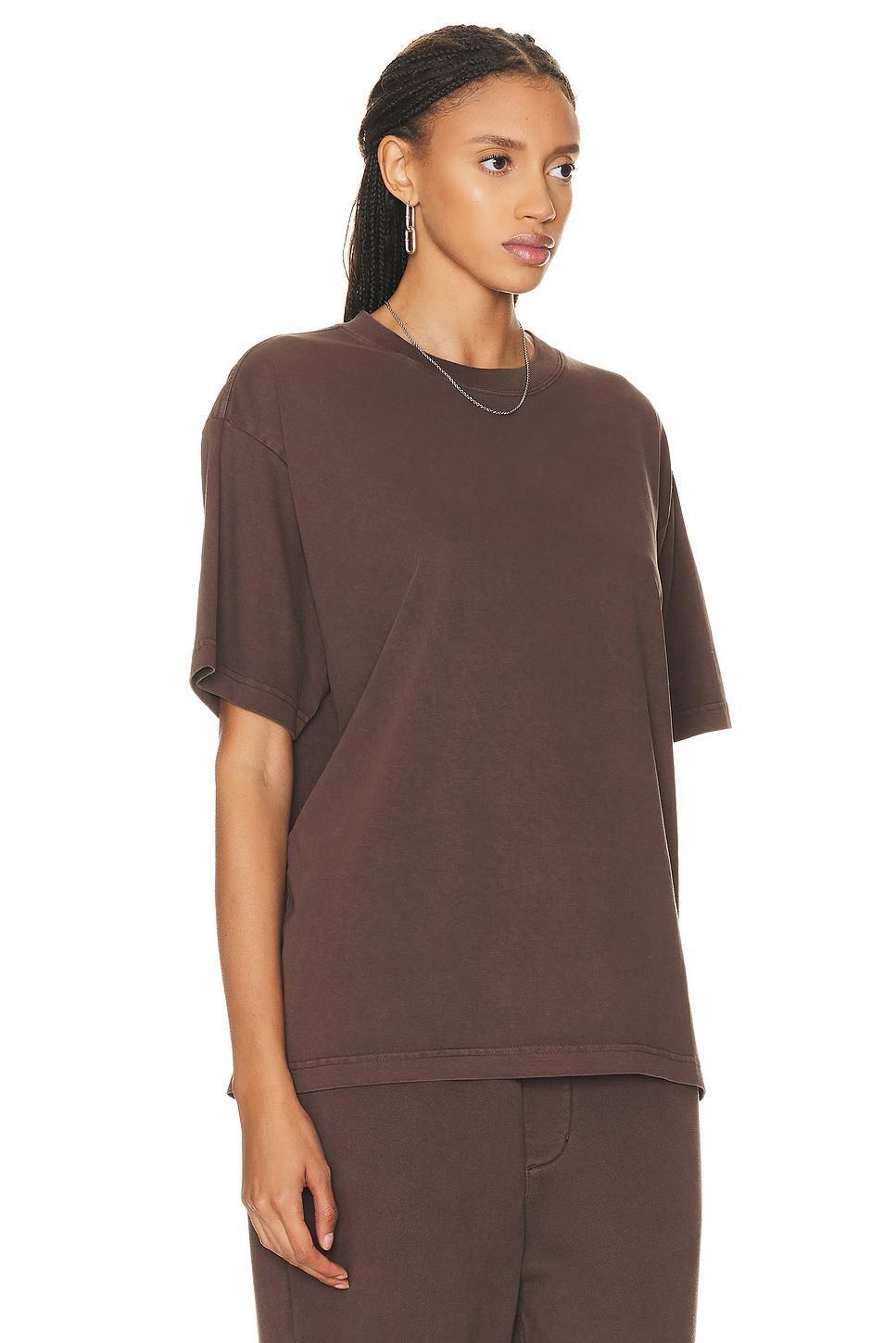 WAO The Relaxed Tee in Tan. Product Image