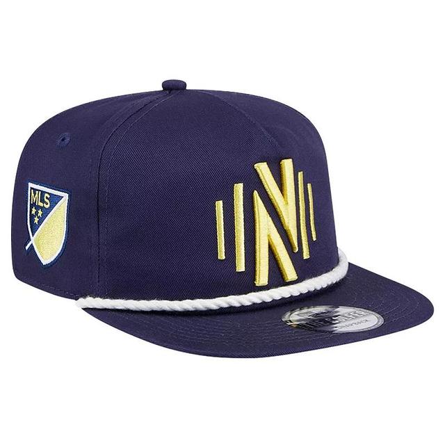 Mens New Era Navy Nashville SC The Golfer Kickoff Collection Adjustable Hat, Mls Blue Product Image