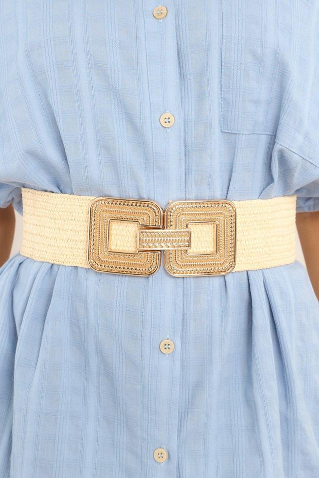 Eternally Connected Beige Gold Belt Product Image