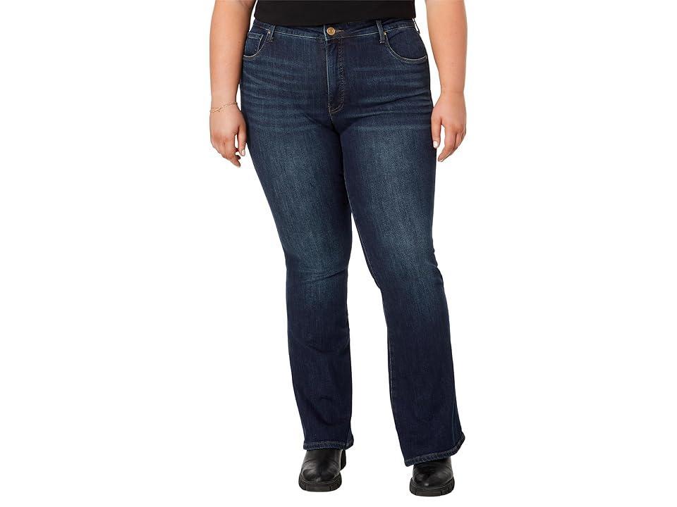 KUT from the Kloth Plus Size Ana High-Rise Fab AB Flare Neutral) Women's Jeans product image