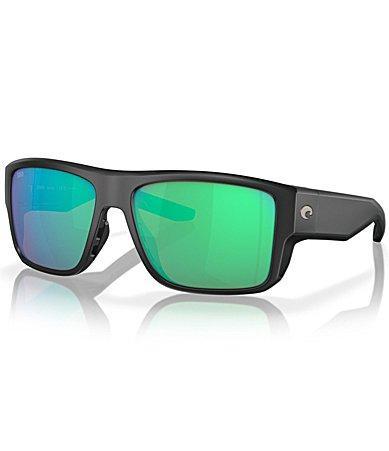 Costa Mens Taxman 59mm Polarized Rectangle Sunglasses Product Image