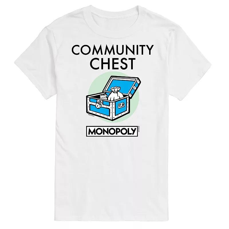 Big & Tall Monopoly Community Chest Graphic Tee, Mens Product Image