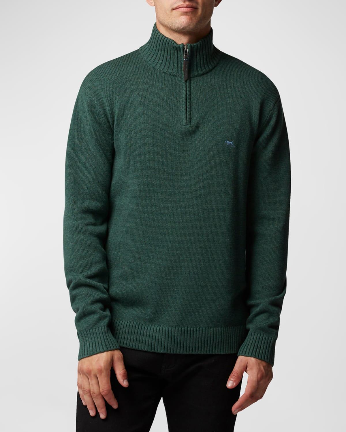 Mens Merrick Bay Half-Zip Cotton Sweater Product Image