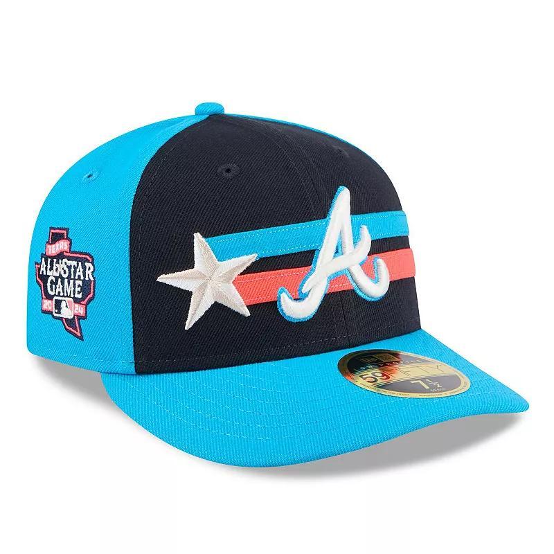 Mens New Era Atlanta Braves 2024 MLB All-Star Game Low Profile 59FIFTY Fitted Hat Blue Product Image