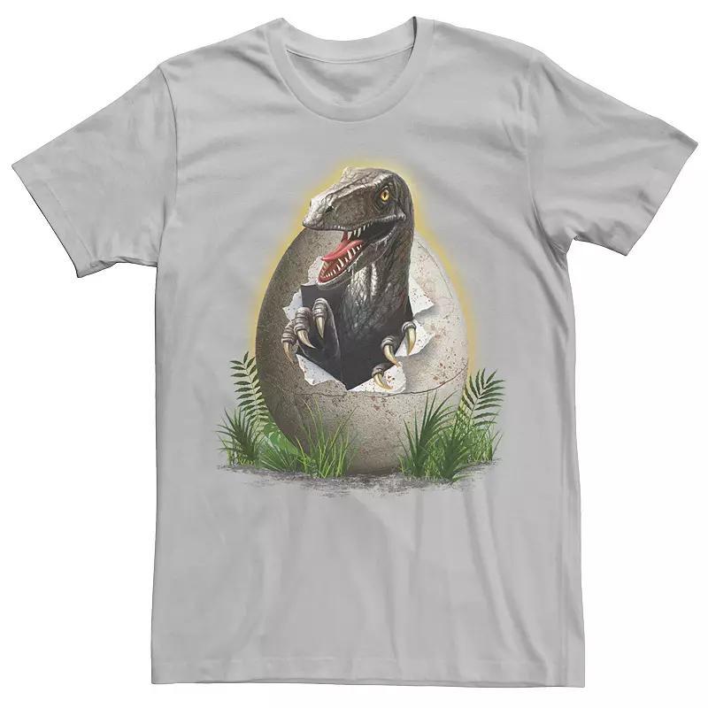 Mens Jurassic Park Raptor Breaking The Egg Graphic Tee Product Image